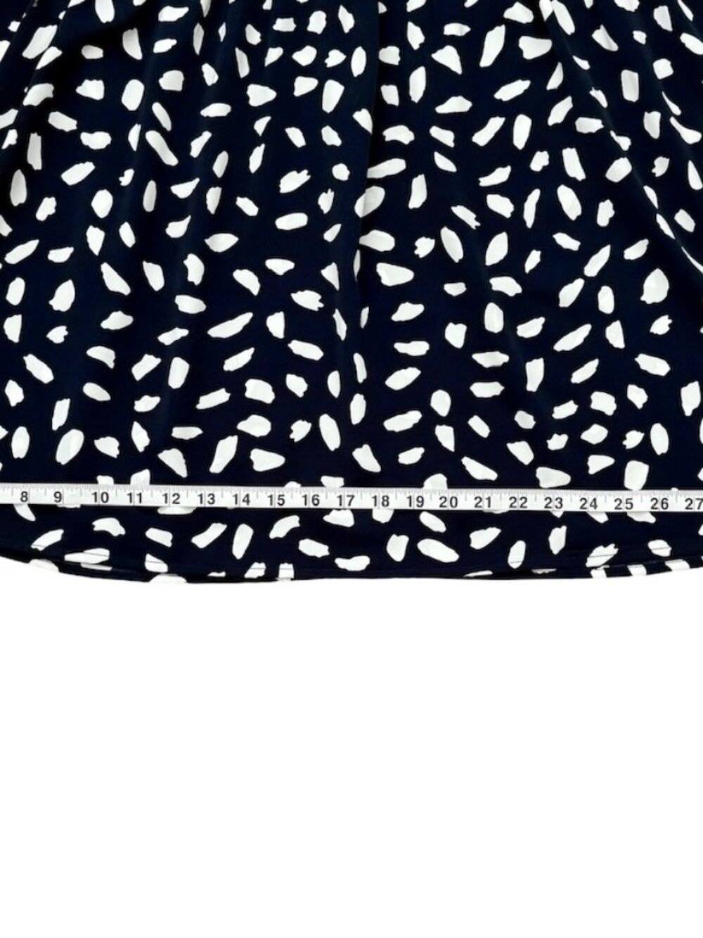 Umgee Blue Short Sleeve Babydoll Mini Dress Preppy Dollcore Coastal Nautical Lg - Picture 8 of 10